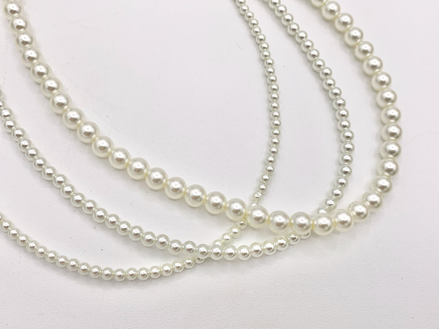 Delicate Dainty Minimalist Pearl Finished Necklace with Gold Plated Copper Clasps 1 PC