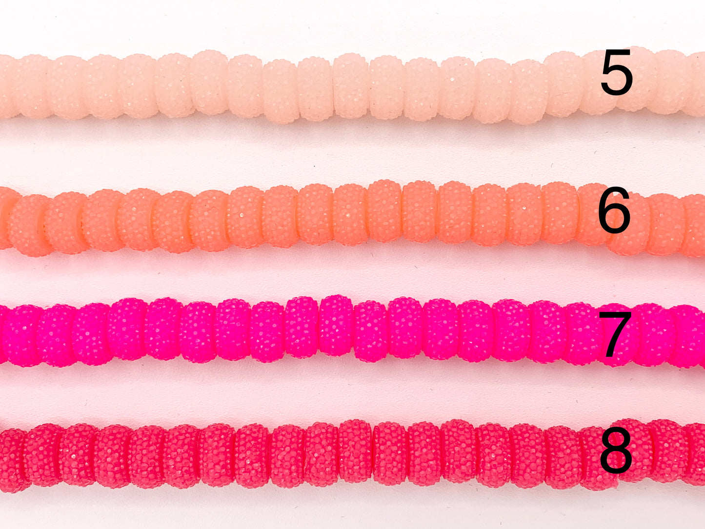 6x12mm Acrylic Druzy Shiny Wheel Shape Acrylic Beads Large Hole Rhinestone Acrylic Rondelle Beads 7" Long | Available in 16 Colors