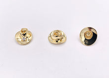 Load image into Gallery viewer, Cute Tiny Western Cowboy Hat with CZ Pave Star Texas Ranch Charms in 18K Gold Plated Copper 10 PCS
