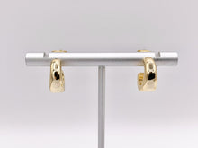 Load image into Gallery viewer, Minimalist Plain Thick Earring Hoops in 18K Gold/Silver Plated Over Brass  5 PAIRS
