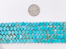 Load image into Gallery viewer, 5x6mm Grade AAA Natural Magnesite Hand Shaped Imitation Turquoise Heart Handcut Beads Around 16&quot;
