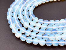 Load image into Gallery viewer, Opalite Round Smooth Shiny Beads 4mm 6mm 8mm 10mm 12mm 14mm 16mm Around 15&quot;
