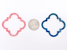 Cargar imagen en el visor de la galería, Pendientes de acetato Quatrefoil de 50mm/2 pulgadas, colgantes, accesorios de pendientes de acetato para la fabricación de joyas, 6 uds.
