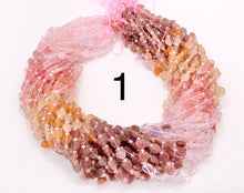 Cargar imagen en el visor de la galería, 6mm Heart Shape Hand Cut Mixed Gemstone Beads Valentine's Day Heart Beads 14-15" Dyed Jade/Quartz/African Turquoise/Lapis/Agate Etc 1 Strand
