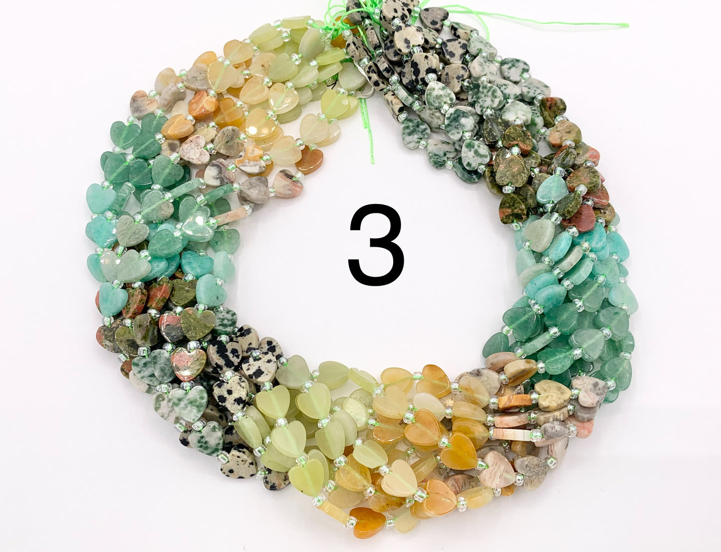 8mm Heart Shape Hand Cut Mixed Gemstone Valentine's Day Beads 14-15" Dyed Jade/Quartz/Amethyst/Mookaite/Rhodonite Etc 1 Strand