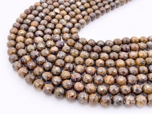 Load image into Gallery viewer, High Quality Bronzite Round Faceted Natural Color Genuine Gemstone Beads 4mm 6mm 8mm 10mm 12mm Around 15&quot;
