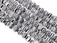 Load image into Gallery viewer, Composite Zebra Round Black And White Beads 4mm 6mm 8mm 10mm 12mm 14mm Around 15&quot;
