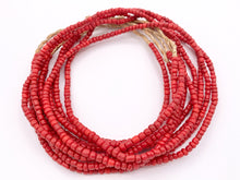 Load image into Gallery viewer, 4mm African Sandcast Seed Beads Handmade Glass Beads From Ghana in 9 Colors
