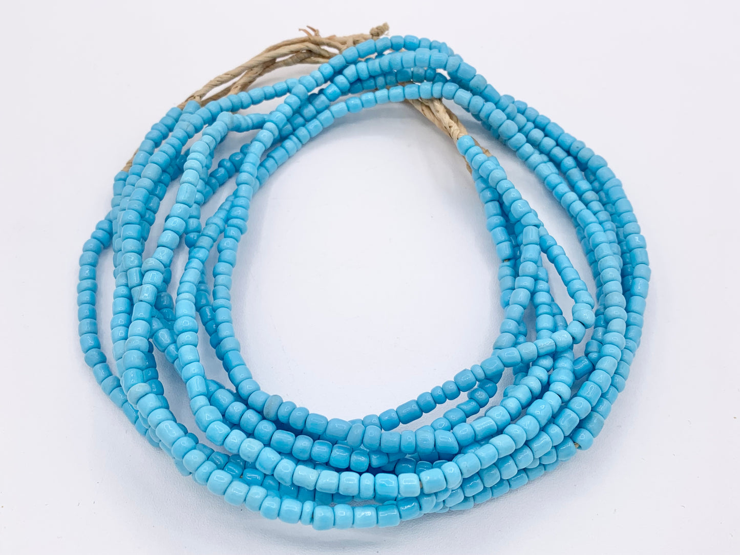 4mm African Sandcast Seed Beads Handmade Glass Beads From Ghana in 9 Colors