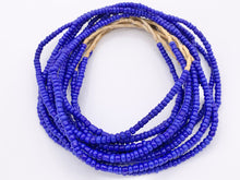 Load image into Gallery viewer, 4mm African Sandcast Seed Beads Handmade Glass Beads From Ghana in 9 Colors
