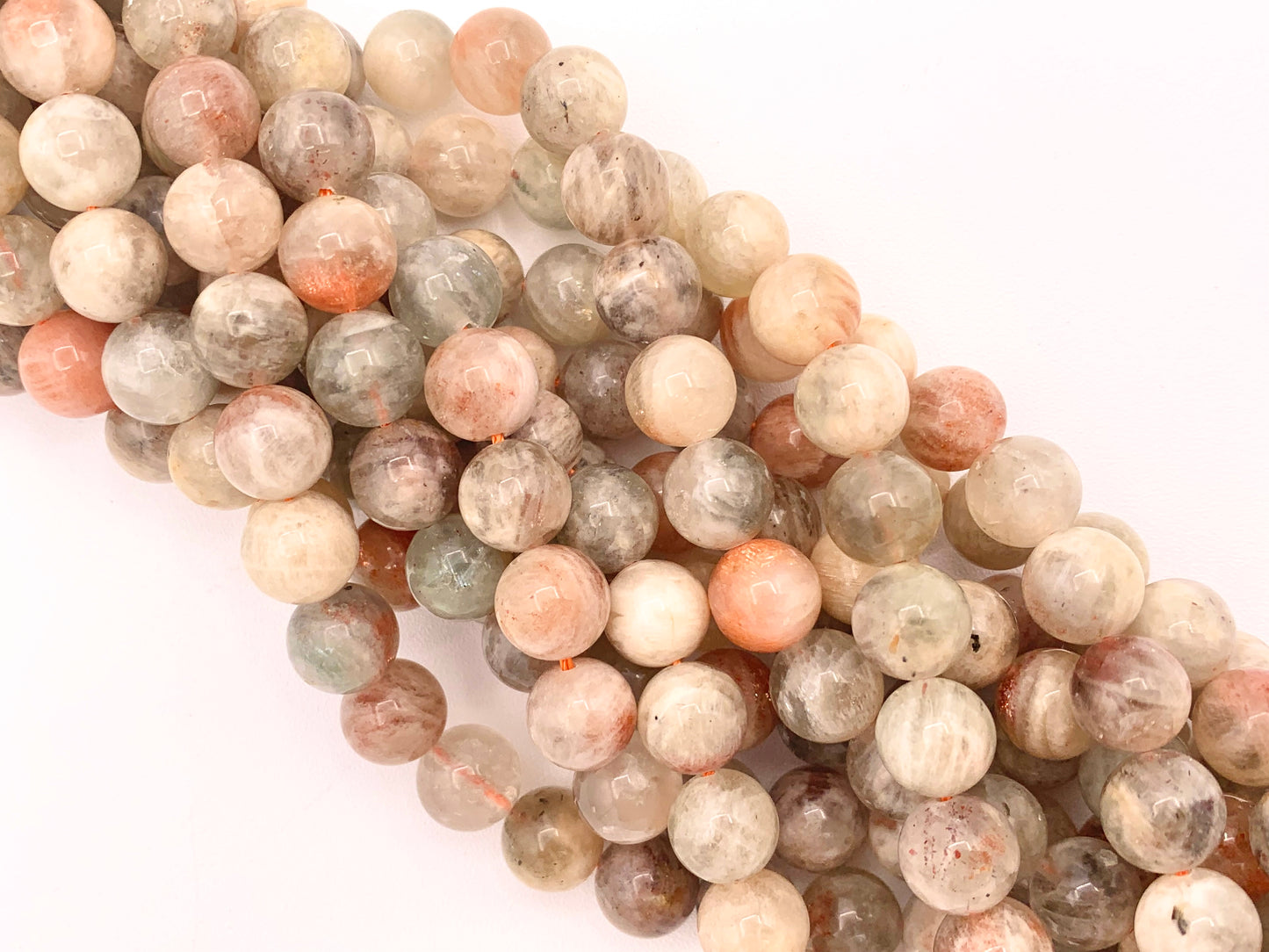 Arusha Sunstone Ronda Lisa Brillante Natural Piedras Preciosas Cuentas para la fabricación de joyas 15 "6 mm 8 mm 10 mm 11-12 mm