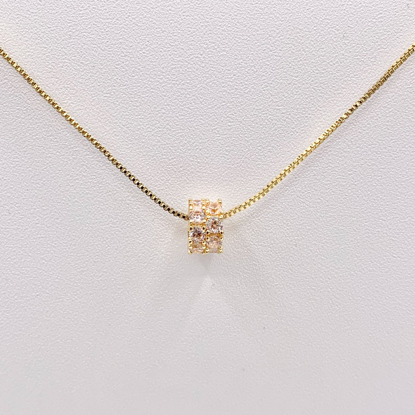 Baguette Spacer Beads | Real Gold 18K Plated Micro CZ Pave Tiny Barrel Space Beads Over Brass for Jewelry Making 10 PCS