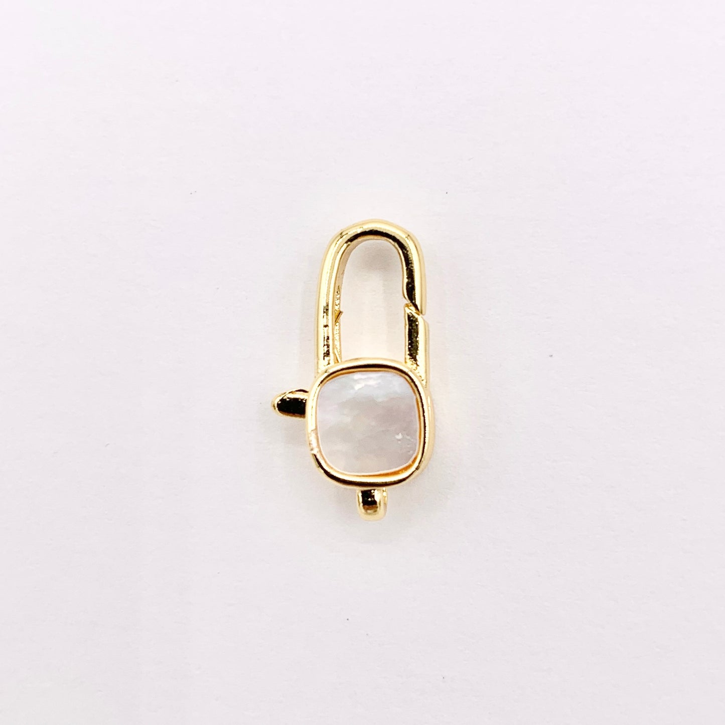 18mm Minimalist Shell Lobster Clasp in 18K Gold Plated Copper Clasp Component for Jewelry 8 PCS