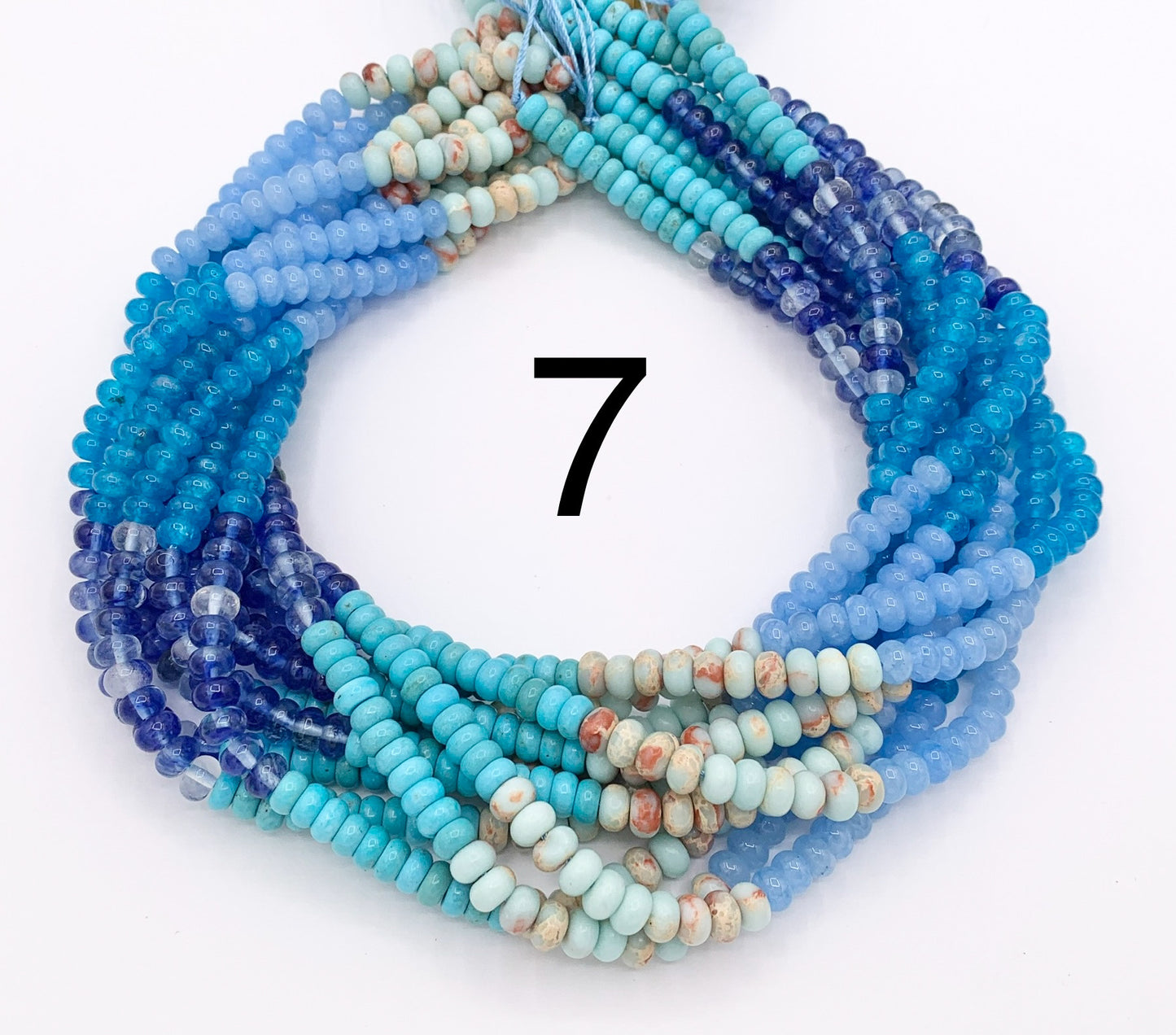 4x6mm Beautiful Mixed Color Quartz Smooth Rondelle Beads | Multicolor Dyed Jade, Jasper And Quartz Beads Natural Stone Beads Around 15" Price 1 Strand