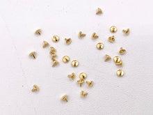 Load image into Gallery viewer, Bead Hole Cover Plug In Peg Stopper in 18K Gold Plated Copper 200 PCS
