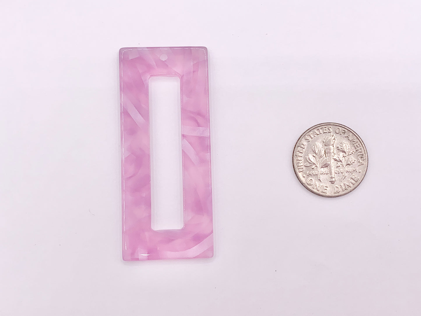 21x50mm Acetate Hollow Rectangle Earring Pendants Acetate Rectangular Earring Findings For Jewelry Making 8PCS