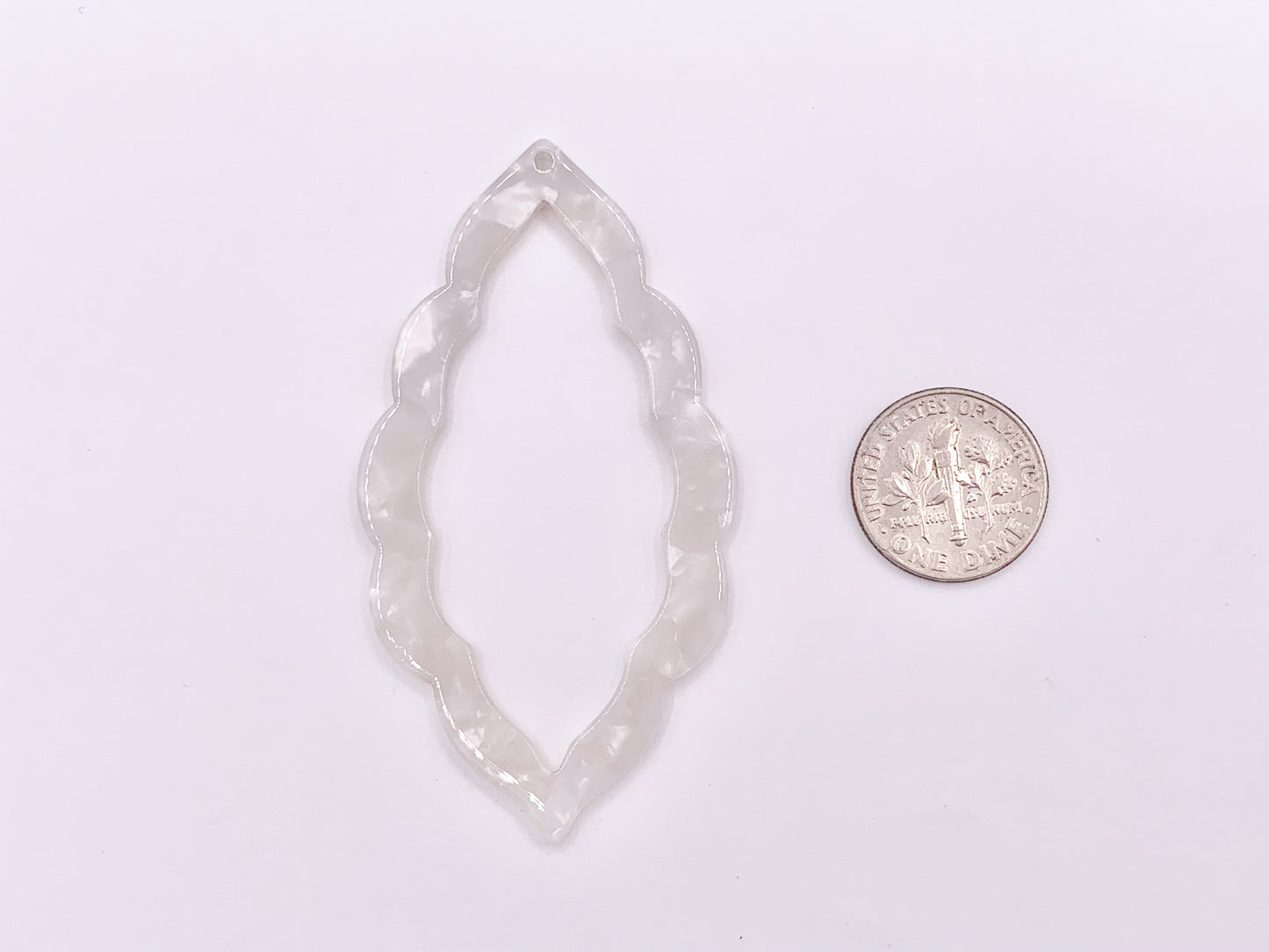 34x64mm Acetate Hollow Marquis Earring Pendants Acetate Earring Findings For Jewelry Making 9 Colors Available | 6PCS