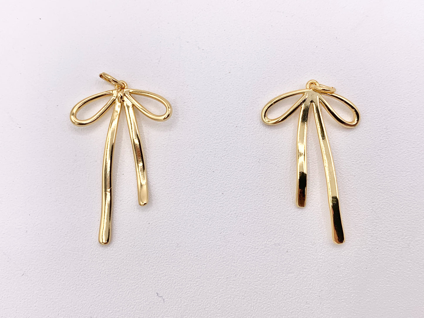 Cute Bowtie Pendant in 18K Gold/Platinum Plated Over Copper 8 PCS