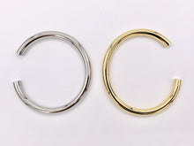 Load image into Gallery viewer, Chunky Thick Plain Adjustable Bracelet Cuffs in 18K Gold Plating or Silver Plating 2 PCS
