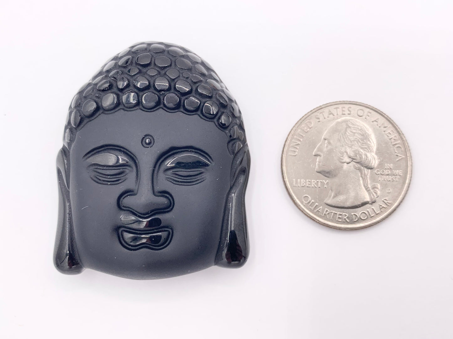 The Buddha Pendant Natural Black Obsidian Pendants Beautiful Hand Carved Buddhism Stone Pendant Sold By Piece