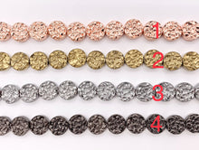 Cargar imagen en el visor de la galería, 10mm Hematite Hammered Coin Beads Jewelry Making Around 15"-16" Price for 1 Strand
