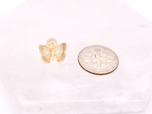 Load image into Gallery viewer, Simple Butterfly Earrings Studs in 18K Gold Plated Copper 5 pairs
