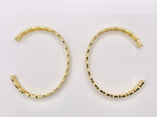 Cargar imagen en el visor de la galería, Triple Layered Twist Bracelet Cuffs in Real Gold 18K Plated Copper 1 pc
