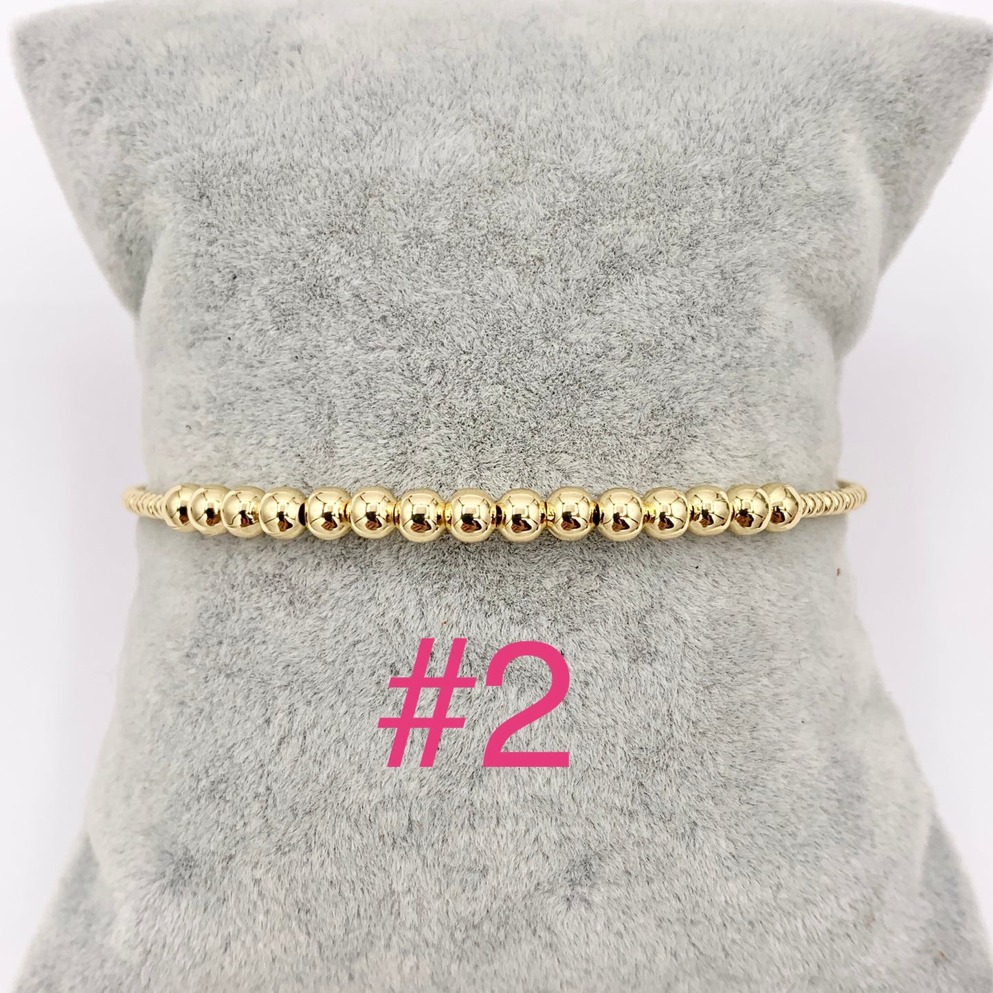 Dainty Stretch Flexible Beaded Rhinestone Bracelet Cuffs in Real Gold 18K Plated Copper 1 pcs