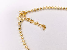 Load image into Gallery viewer, Delicate 18K Gold Plated Hematite Tiny Rondelle 3mm Finished Necklace 1pc
