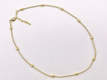 Cargar imagen en el visor de la galería, Delicado collar de perlas minimalistas delicado chapado en oro
