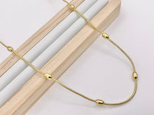 Cargar imagen en el visor de la galería, Delicado collar de perlas minimalistas delicado chapado en oro
