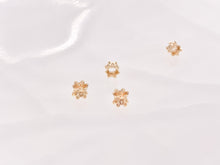 Load image into Gallery viewer, Exquisite Floral Spacer Beads | Real Gold 18K Plated Tiny 6mm Spacer Beads Over Brass for Jewelry Making 12 pcs
