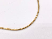 Load image into Gallery viewer, Delicate Round Snake Chain 1mm Necklace Gold Plated Stainless Steel Dainty Flexible Minimalist Finished Necklace 17&quot; with Extension Link 5pcs
