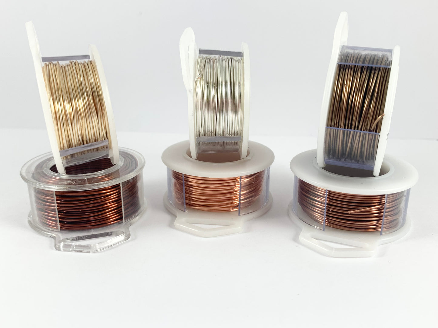 20 GAUGE Tarnish Resistant Silver Plated Wrapping Craft Wire Artistic Wire Copper Core in Bronze Copper Silver Gold Proudly made in the USA!