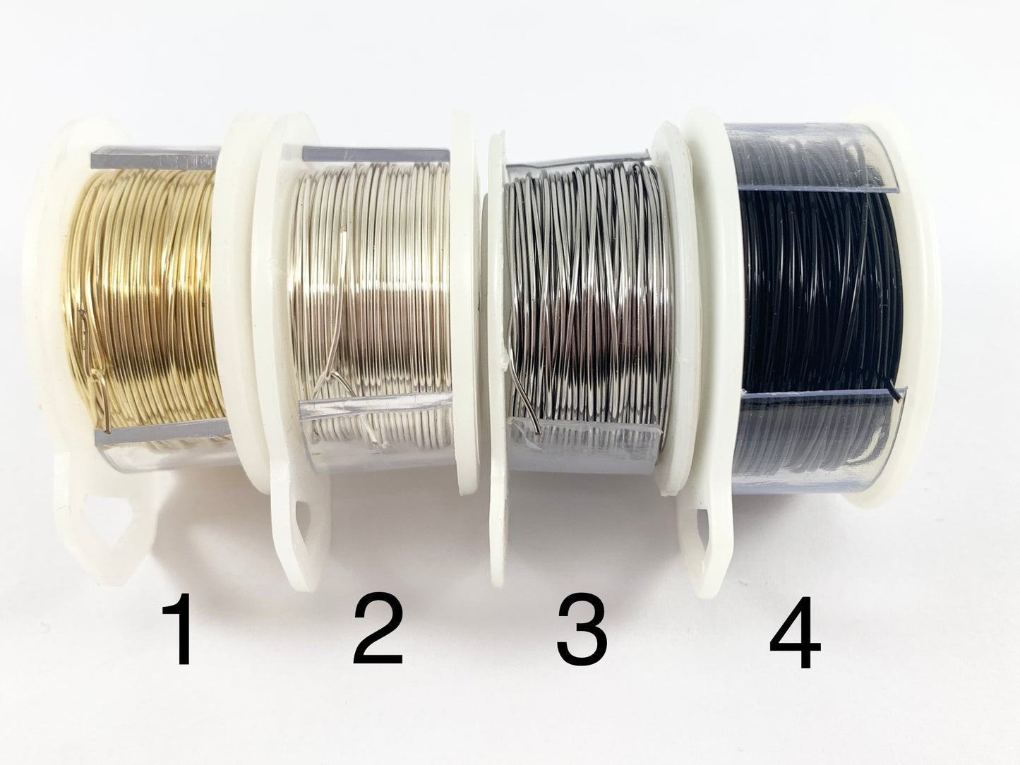 22 GAUGE Tarnish Resistant Silver Plated Wrapping Craft Wire Artistic Wire Copper Core in Bronze Copper Silver Gold Proudly made in the USA!