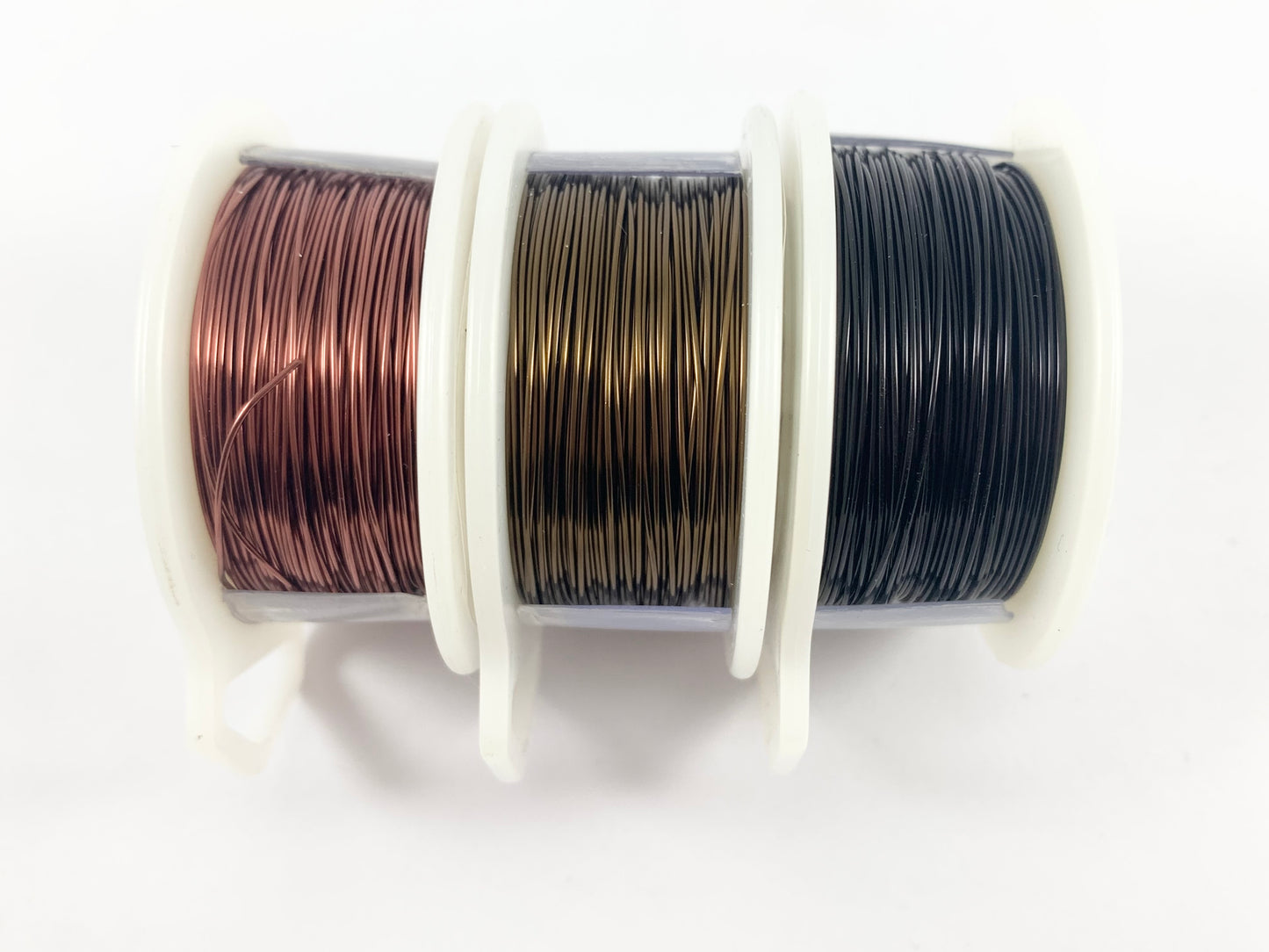 24 GAUGE Tarnish Resistant Silver Plated Wrapping Craft Wire Artistic Wire Copper Core in Bronze Copper Silver Gold Proudly made in the USA!