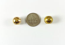 Load image into Gallery viewer, Pewter Base Metal Textured Round Bead Brushed Hammered Spacer Beads Large Hole Gold Silver Bronze Copper Matte Gunmetal
