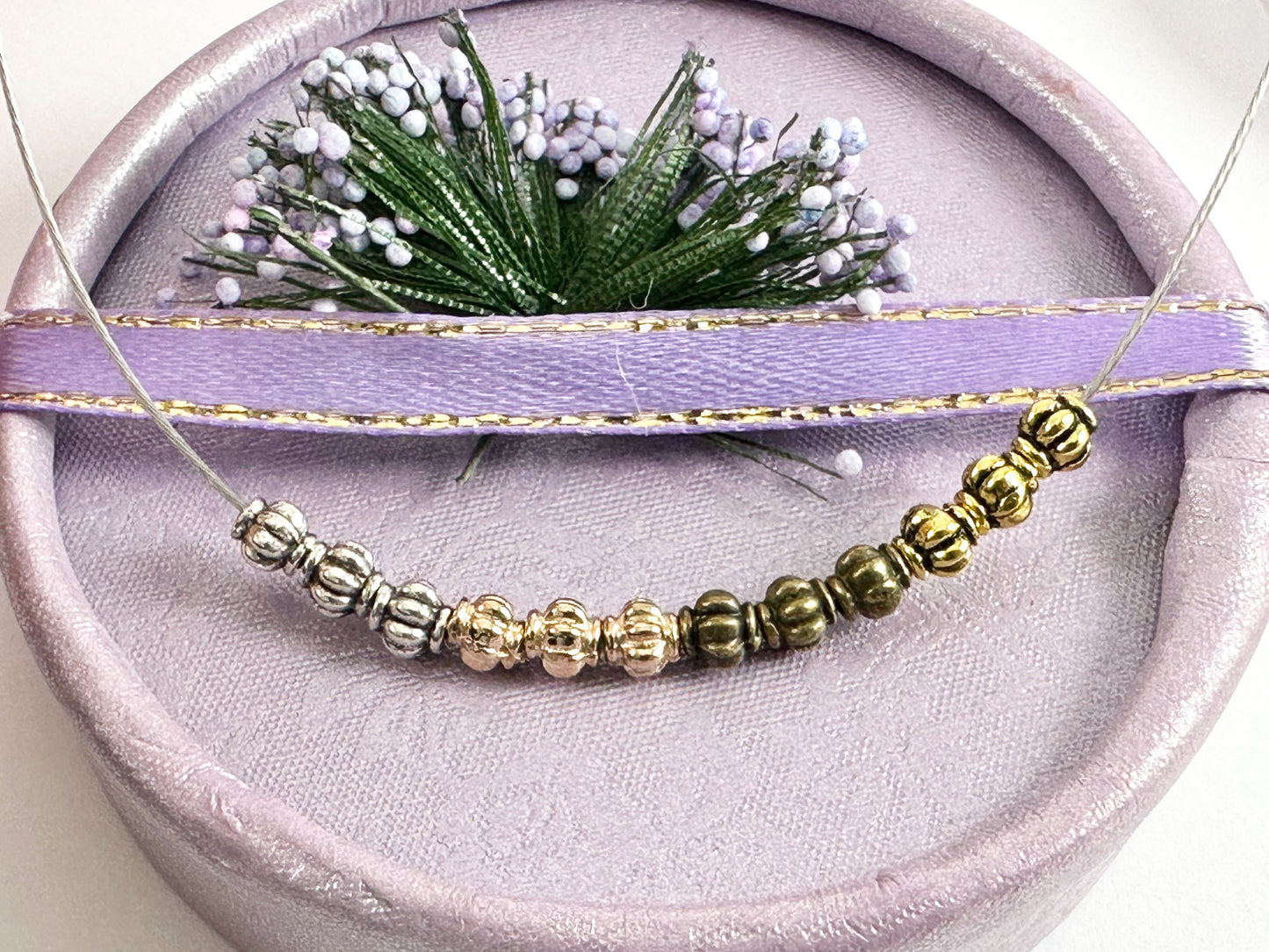 Cuentas espaciadoras acanaladas en forma de calabaza de peltre de 4mm, pequeñas cuentas espaciales para hacer joyas, oro antiguo, oro rosado, plata, bronce