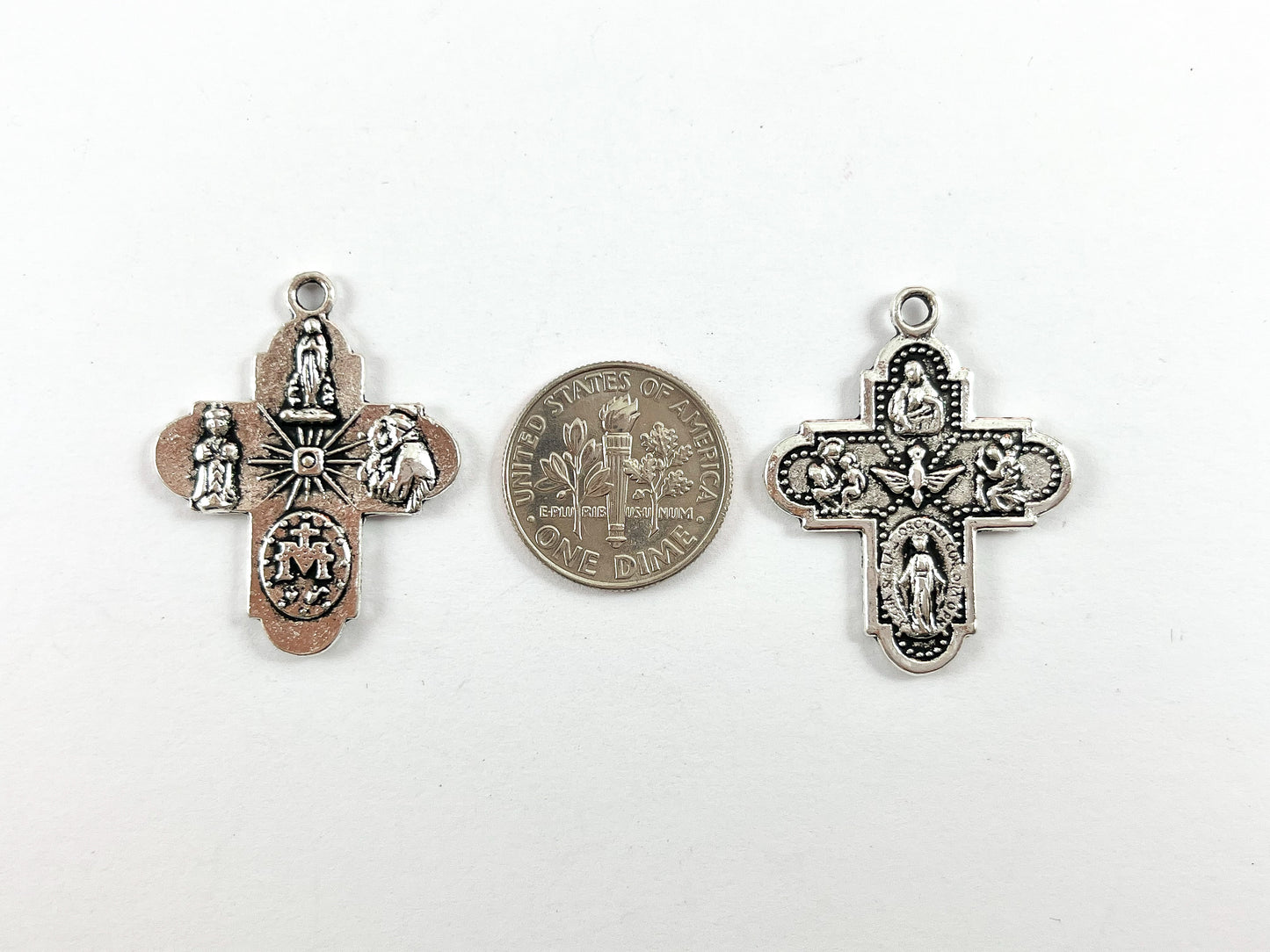 23x30mm Pewter Religious Cross Pendants Bulk Order in Antique Gold, Silver, Gunmetal, Brass and Patina