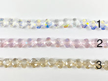 Load image into Gallery viewer, 8mm High Quality Crystal Mini Clover Faceted Shiny Four Leaf Beads Quatrefoil Crystal Beads Strand Available in 6 Colors
