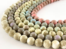 Load image into Gallery viewer, Soft Sand Color Agate Round Smooth Shiny Beads Around 16&quot;-1 strand
