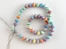 Load image into Gallery viewer, Soft Color Agate Bicone Smooth Shiny Beads Around 16&quot;- 1 strand
