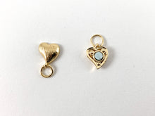 Load image into Gallery viewer, Real 18K Gold Plated Heart &amp; Star Magnetic Clasps over Brass 10 Sets
