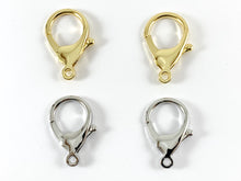 Load image into Gallery viewer, 18K Gold/Platinum Plated Large Lobster Clasp 10PCS
