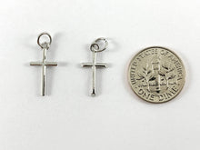 Load image into Gallery viewer, Real Gold 18K/Platinum Plated Cross Charm Over Brass 10PCS
