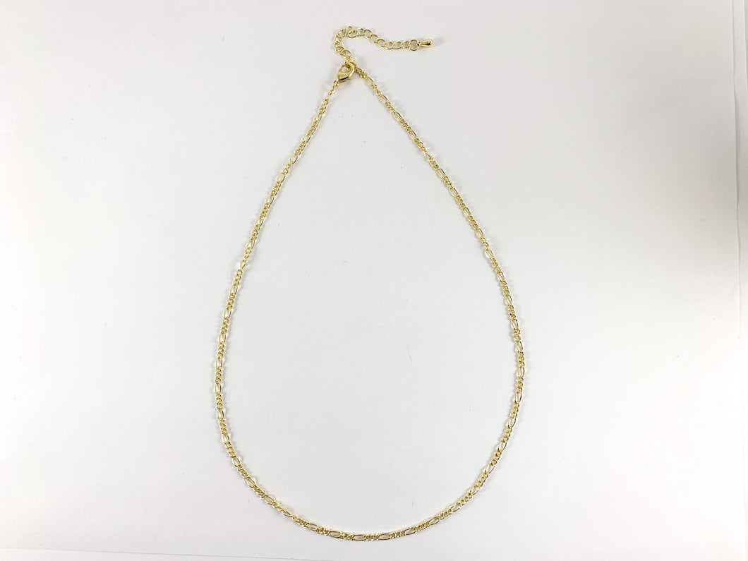 Delicate Gold Plated Dainty Minimalist Link Necklace 10PCS