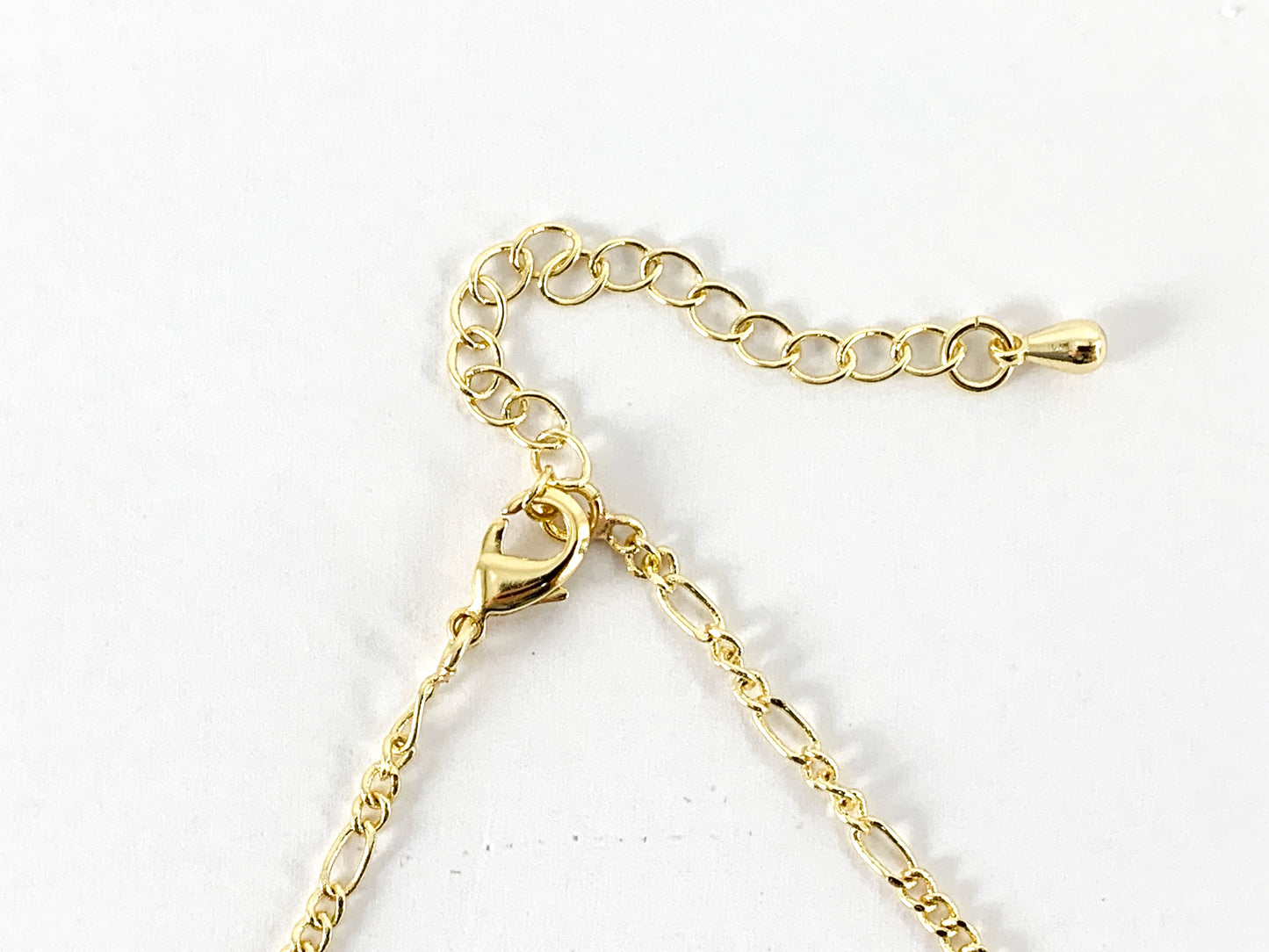 Delicate Gold Plated Dainty Minimalist Link Necklace 10PCS