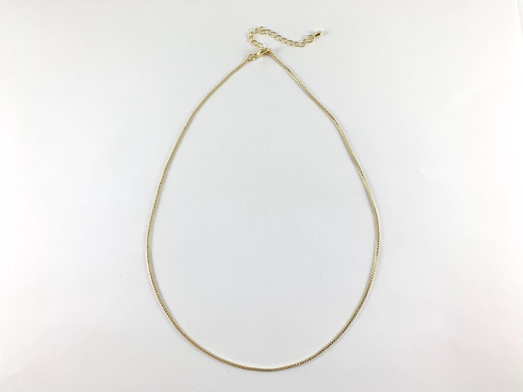 Delicate Gold Plated Dainty Minimalist Link Necklace 10PCS