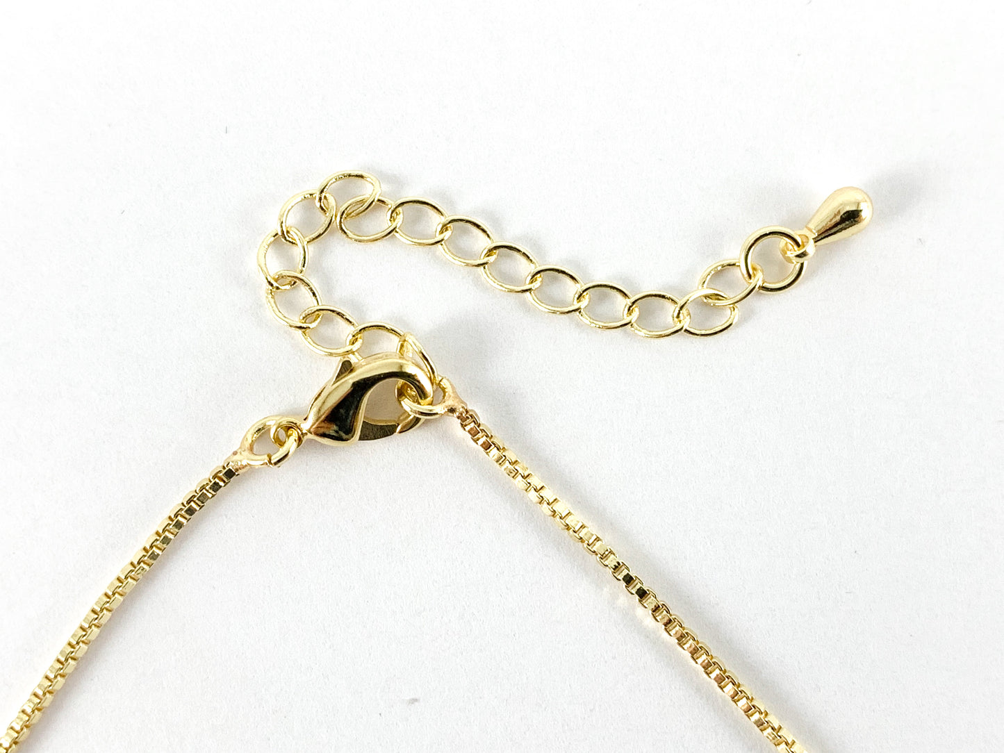 Delicate Gold Plated Dainty Minimalist Link Necklace 10PCS