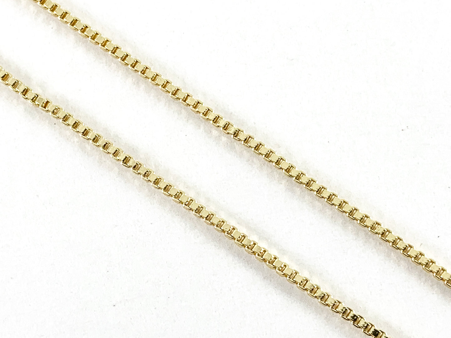 Delicate Gold Plated Dainty Minimalist Link Necklace 10PCS